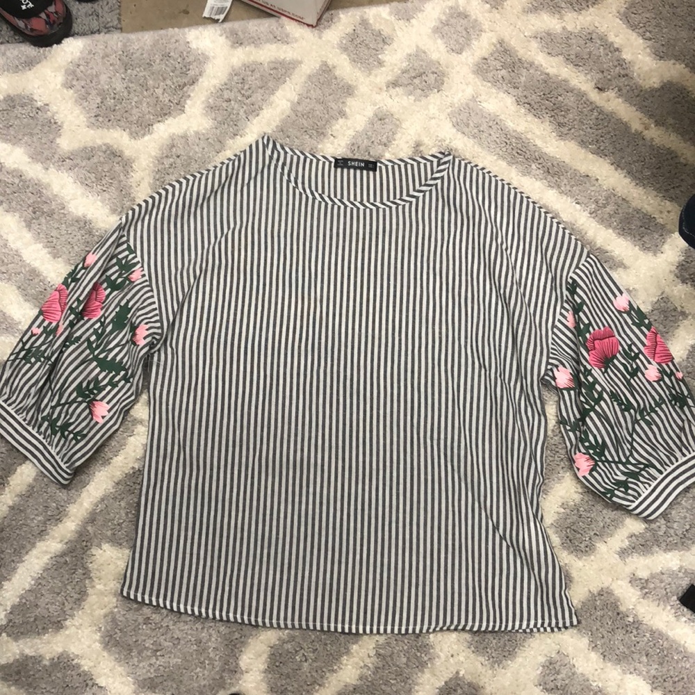 Shein 3/4 sleeve top
